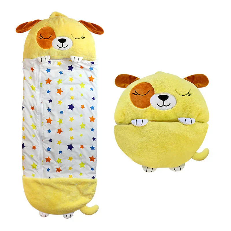 Nokmo | Kids Character Sleeping Bag Cuddle Toy 2-in-1