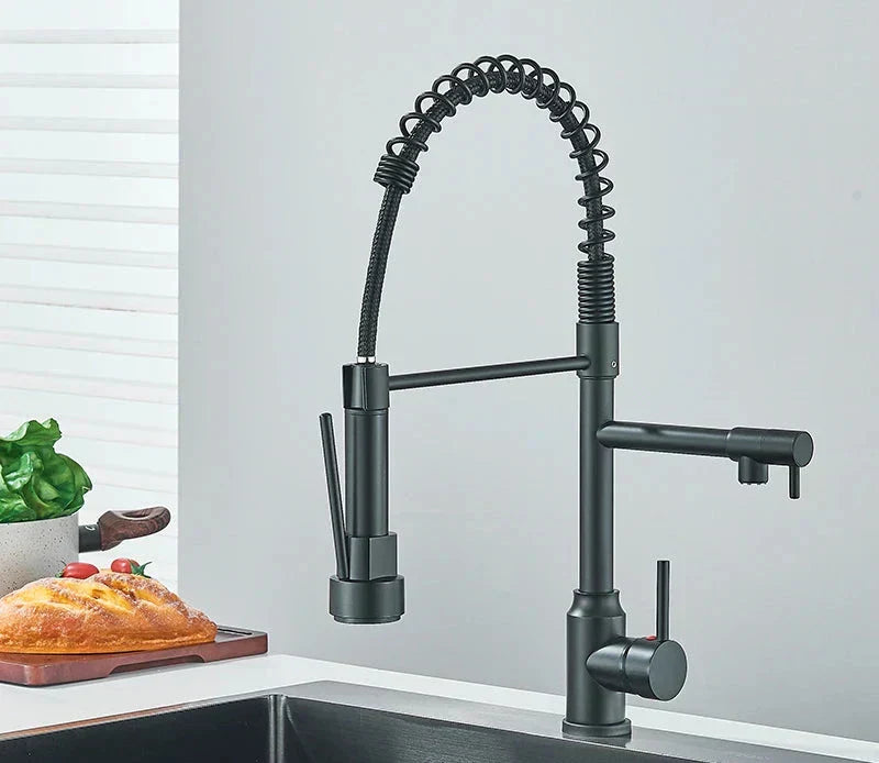 Nokmo | Kitchen Faucet with Flexible Spiral Spout