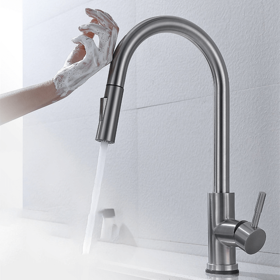 Nokmo | Kitchen Faucet with Motion Sensor and Pull-Out Sprayer