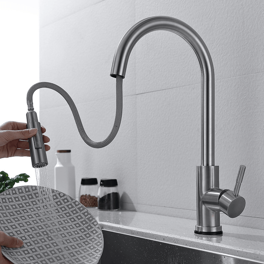 Nokmo | Kitchen Faucet with Motion Sensor and Pull-Out Sprayer