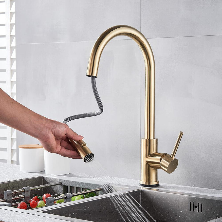 Nokmo | Kitchen Faucet with Motion Sensor and Pull-Out Sprayer