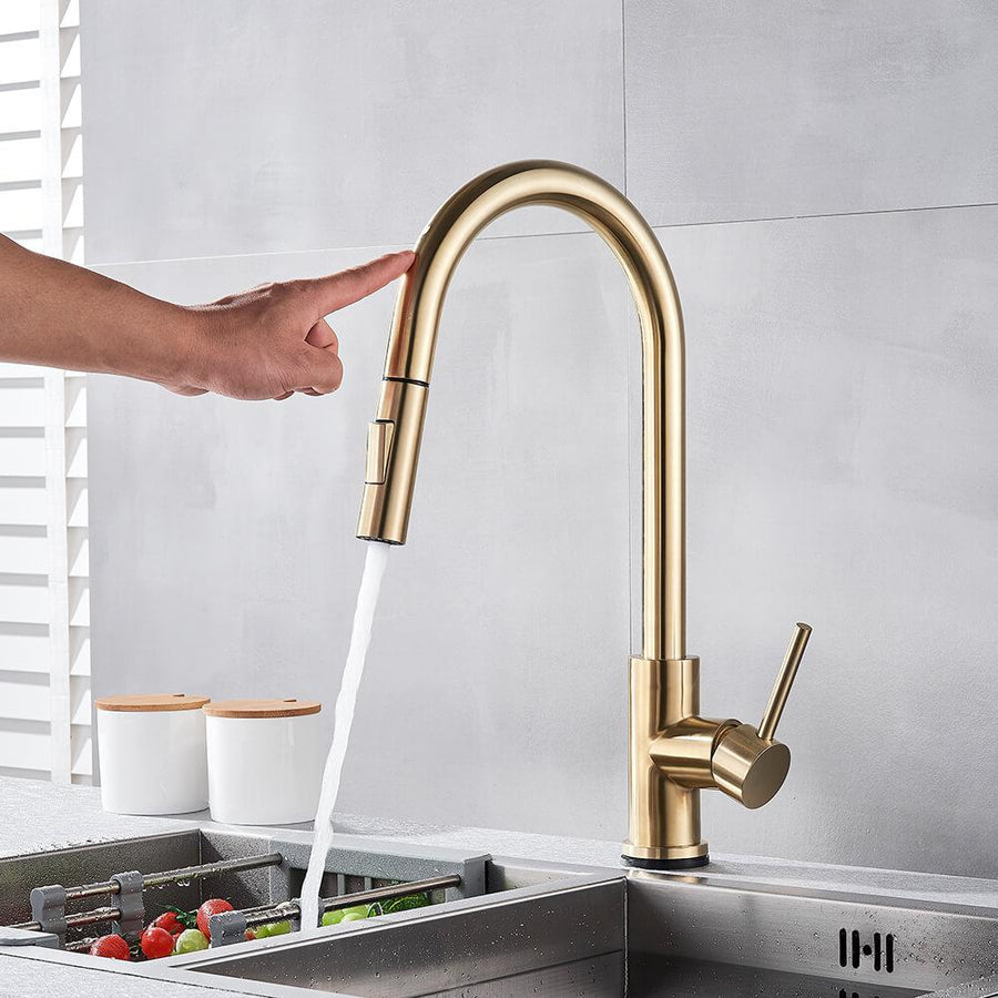 Nokmo | Kitchen Faucet with Motion Sensor and Pull-Out Sprayer