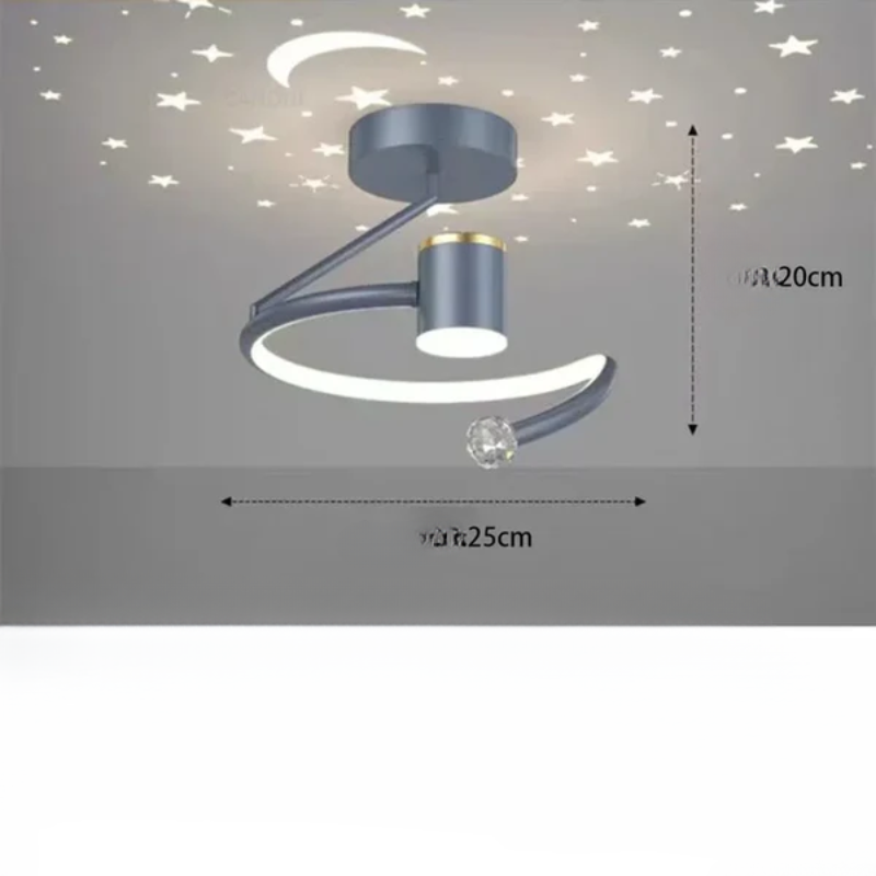 Nokmo | LED Ceiling Lamps with Starry Sky – Modern Pendant Lamp Design for Children's Rooms and Living Rooms
