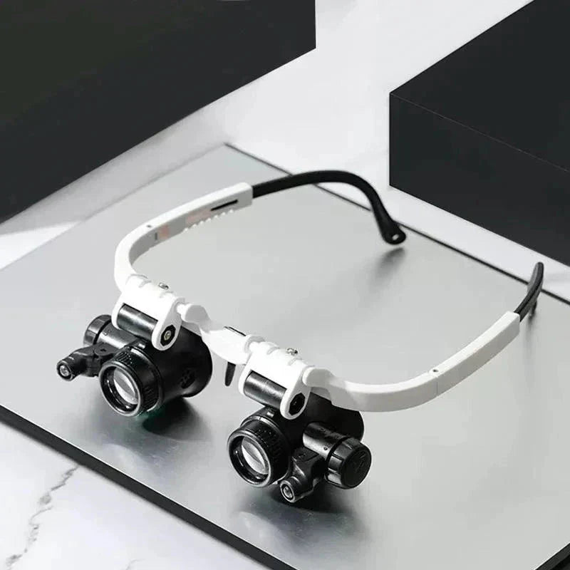 Nokmo | LED Magnifying Glasses with 8x, 15x, and 23x Magnification for Detailed Viewing and Precision Work