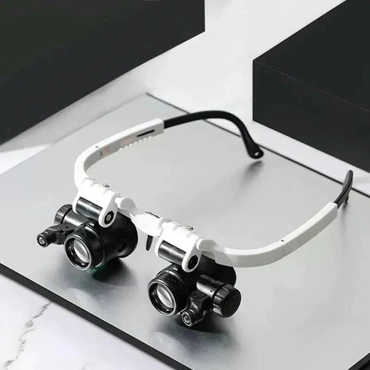 Nokmo | LED Magnifying Glasses with 8x, 15x, and 23x Magnification for Detailed Viewing and Precision Work