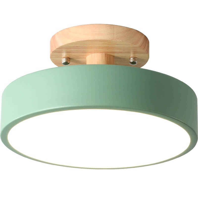 Nokmo LED Round Ceiling Lamp | Nordic Design | Semi-Flush Mounting | Economical Indoor Lighting