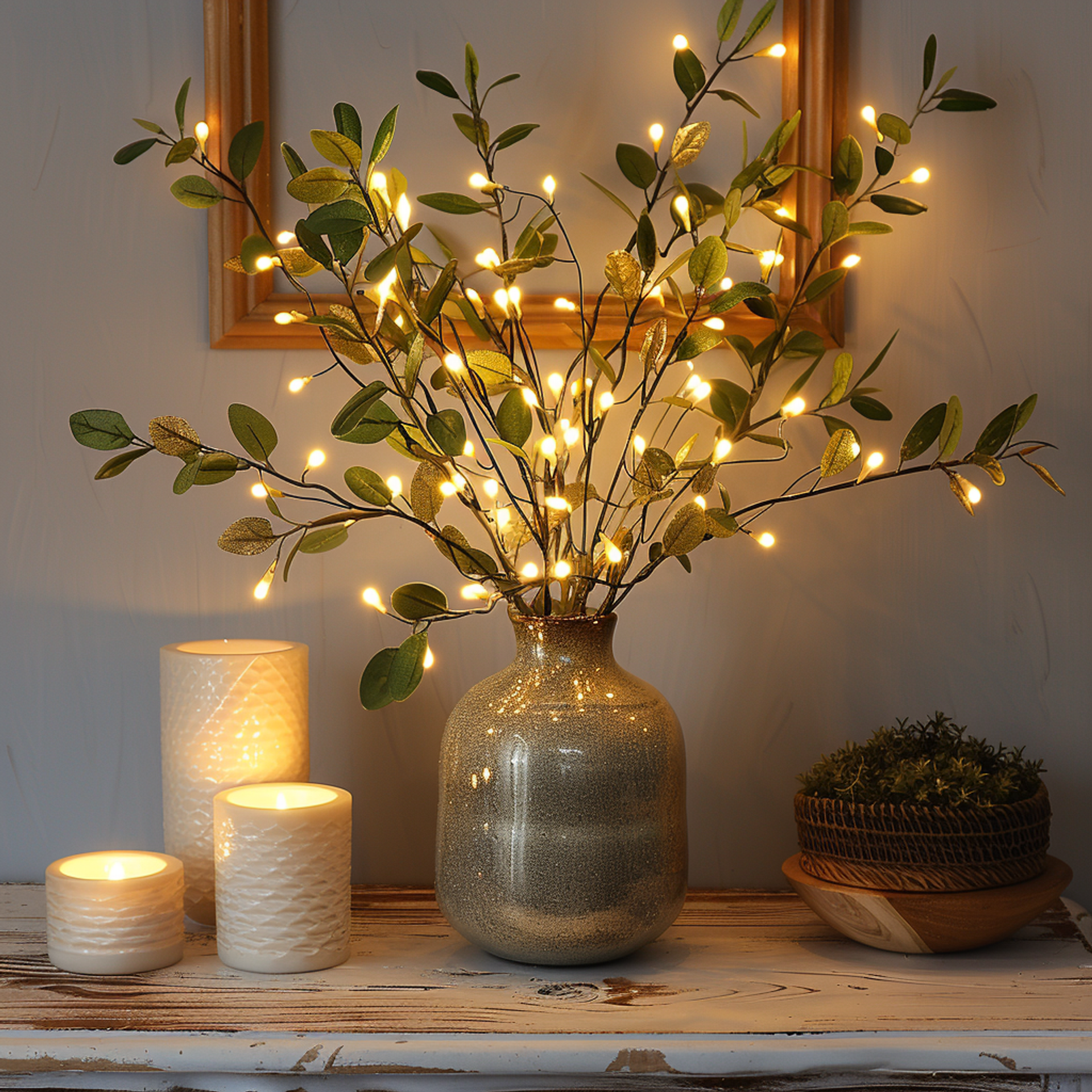 Nokmo | LED String Lights Olive Branch