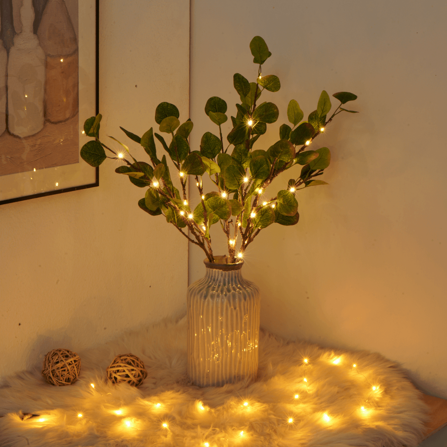 Nokmo | LED String Lights Olive Branch