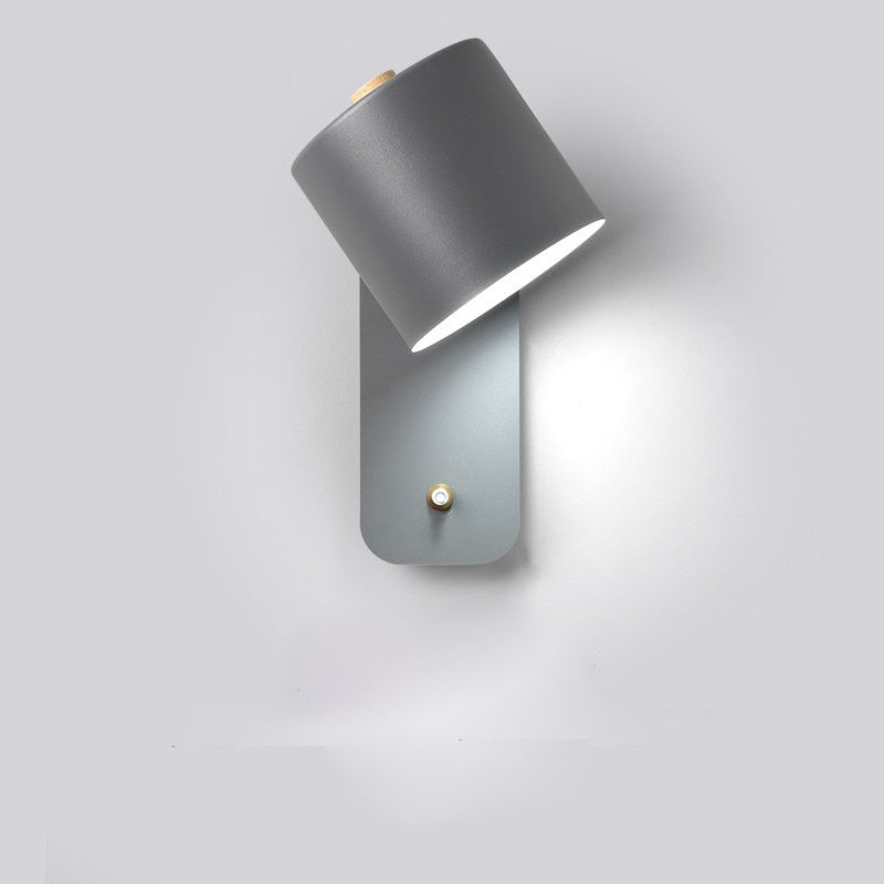 Nokmo | LED Wall Light with Switch | Modern Metal Design