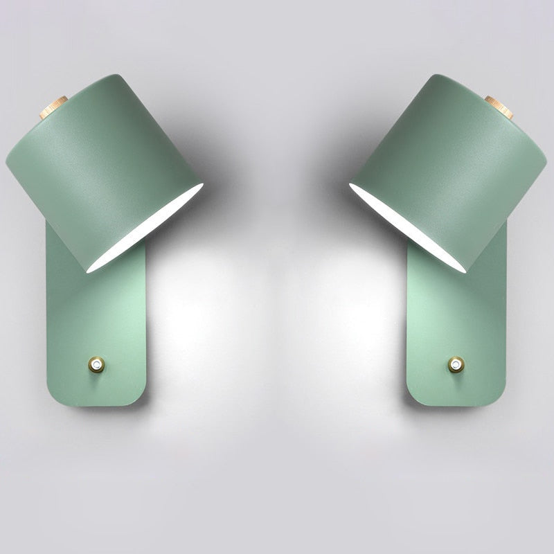 Nokmo | LED Wall Light with Switch | Modern Metal Design