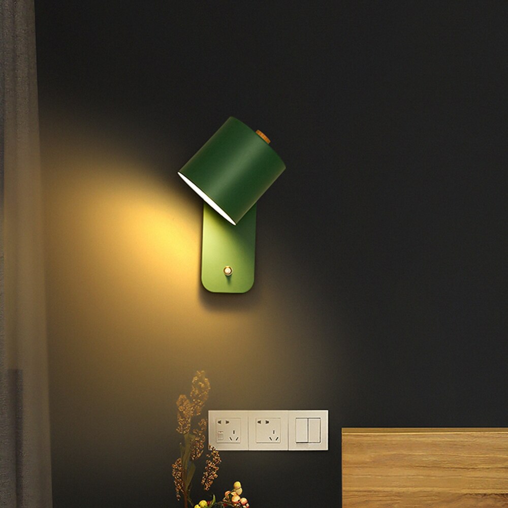 Nokmo | LED Wall Light with Switch | Modern Metal Design