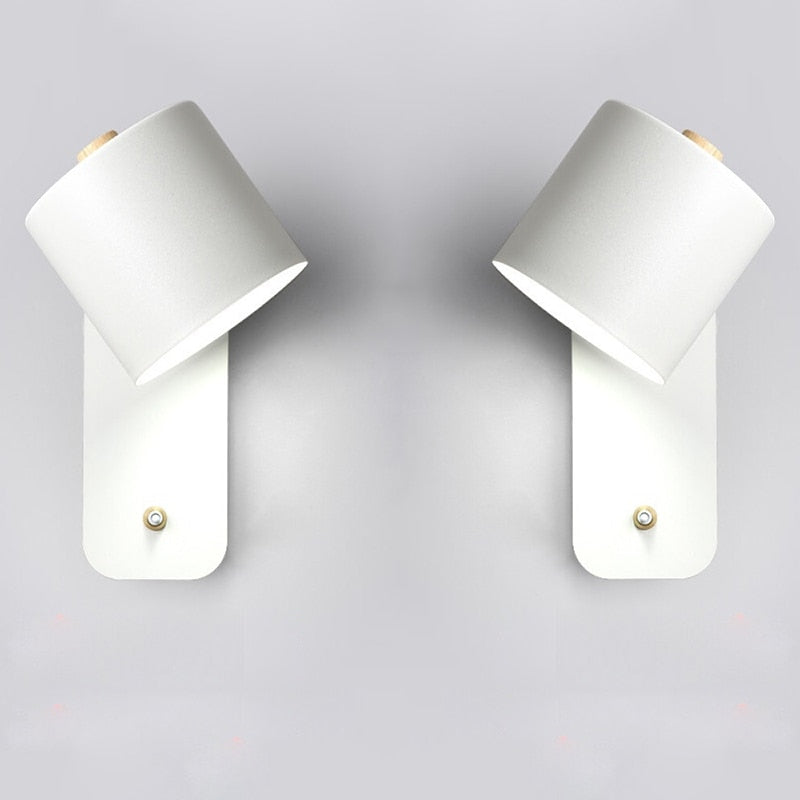 Nokmo | LED Wall Light with Switch | Modern Metal Design
