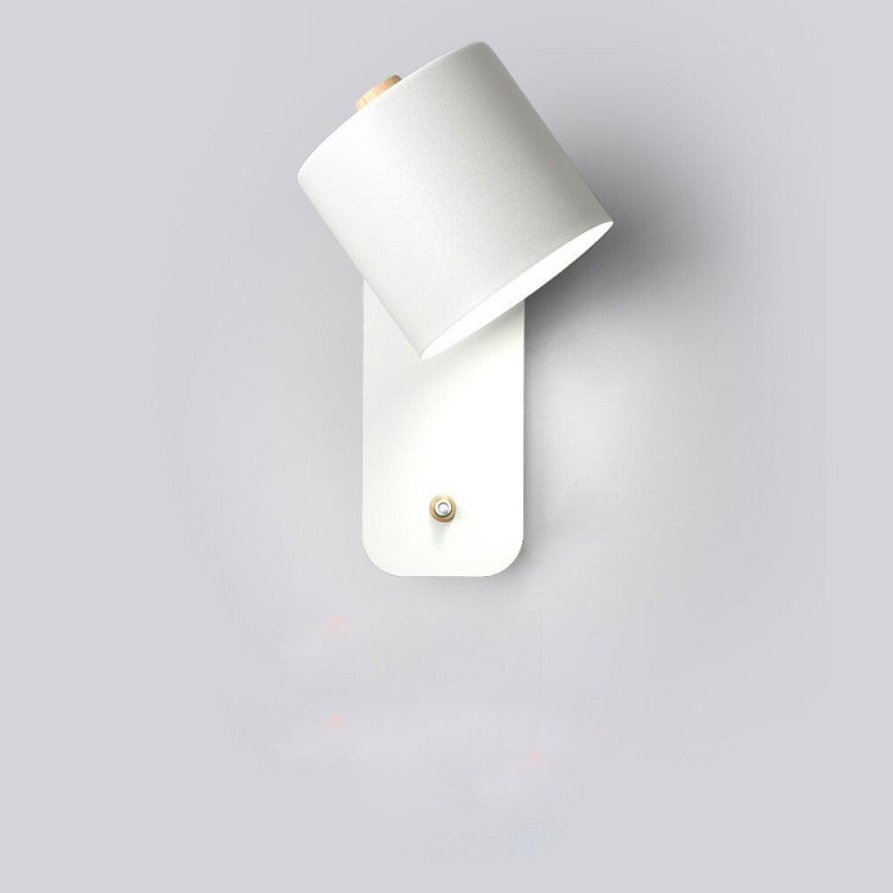 Nokmo | LED Wall Light with Switch | Modern Metal Design