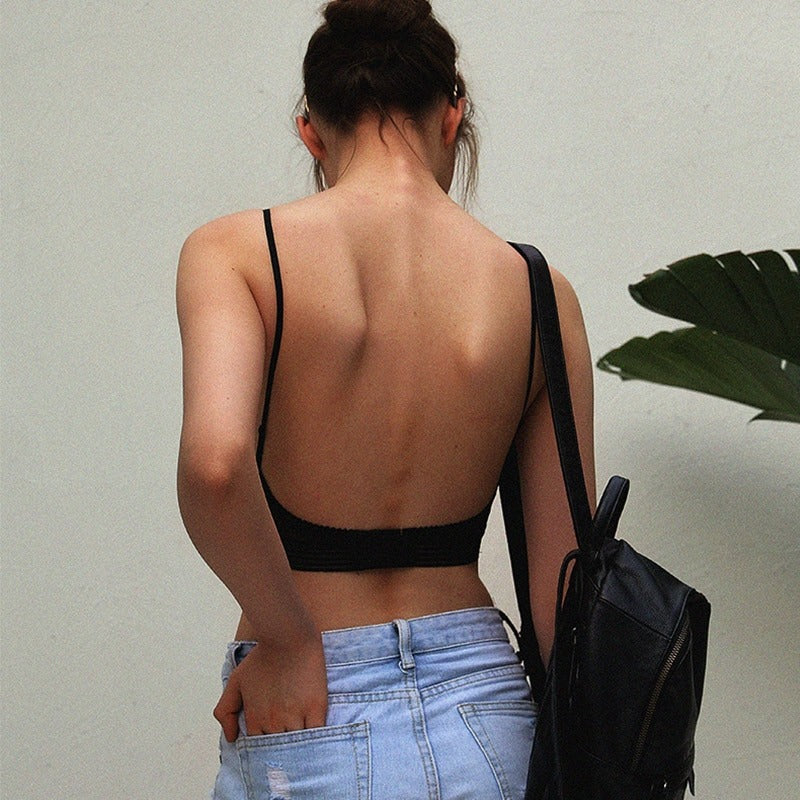 Nokmo | LOW BACK WIRELESS LIFTING LACE BRA
