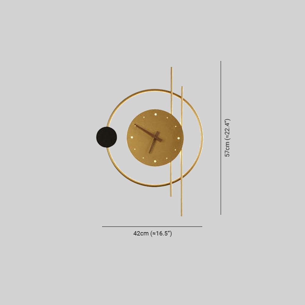 Nokmo | LumiClock - Modern LED Wall Clock for Stylish Lighting