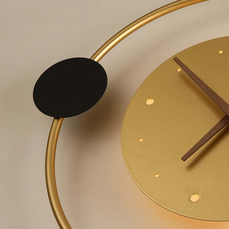 Nokmo | LumiClock - Modern LED Wall Clock for Stylish Lighting