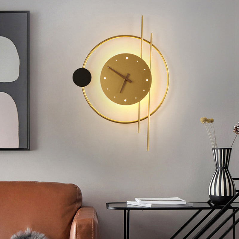 Nokmo | LumiClock - Modern LED Wall Clock for Stylish Lighting