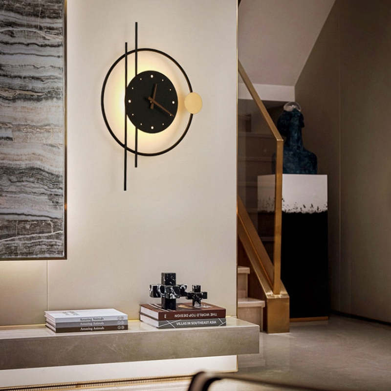 Nokmo | LumiClock - Modern LED Wall Clock for Stylish Lighting
