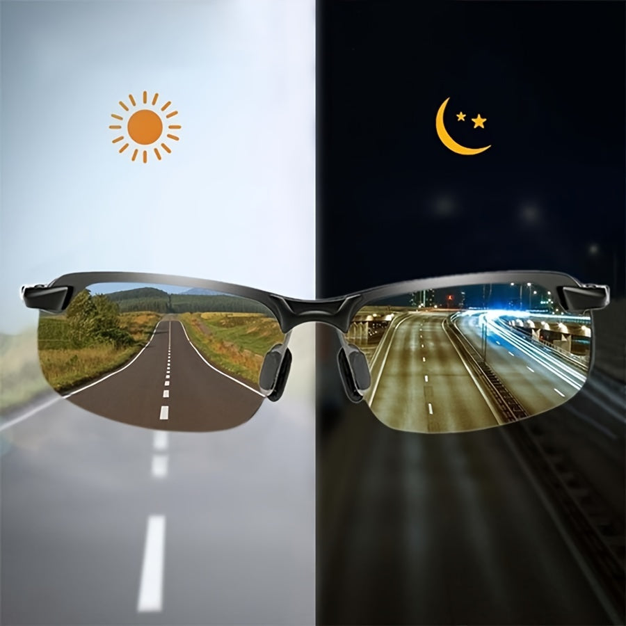 Nokmo | Luminexx Photochrome Sunglasses | Self-tinting & Stylish | For Day & Night | Elegant All-round Protection