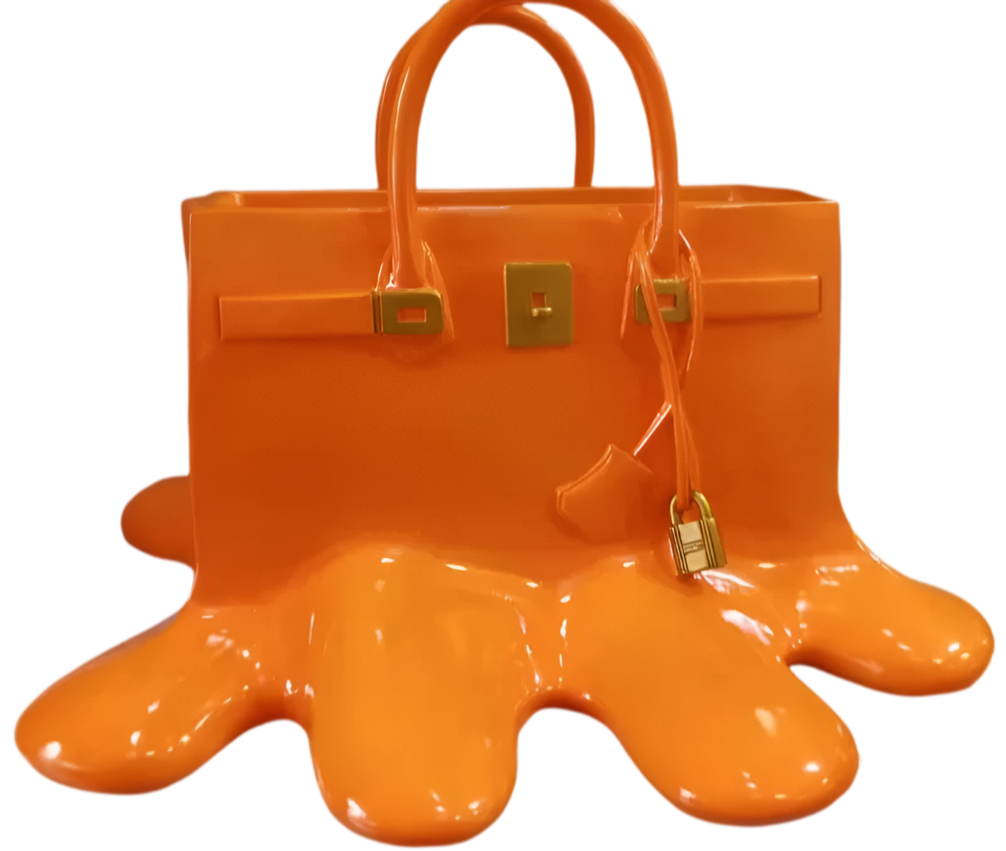 Nokmo | LuxuPurse Vases - Stylish Flower Bag Vase Made of Resin