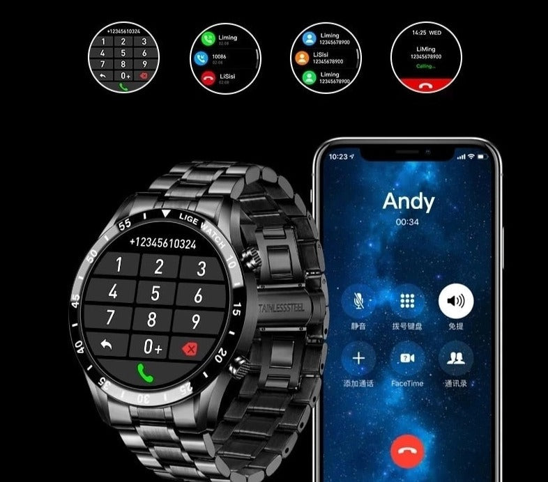 Nokmo | Luxury SmartWatch 4G – Elegant and Connected Style with Calling and Connectivity