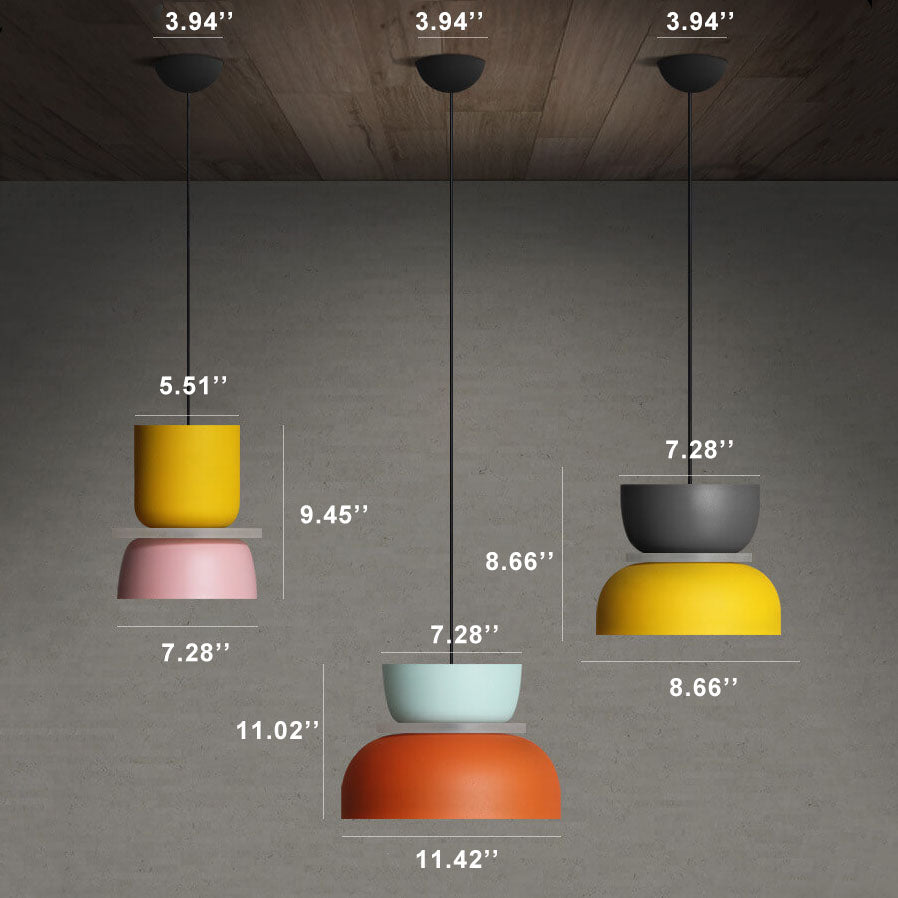 Nokmo | Macaron LED Pendant Light | Scandinavian Color Design