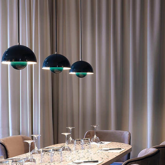 Nokmo | Macaron Pendant Light Hemisphere | Nordic Dome Design