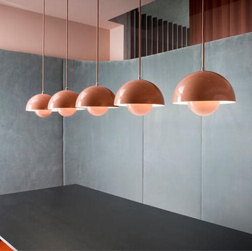 Nokmo | Macaron Pendant Light Hemisphere | Nordic Dome Design