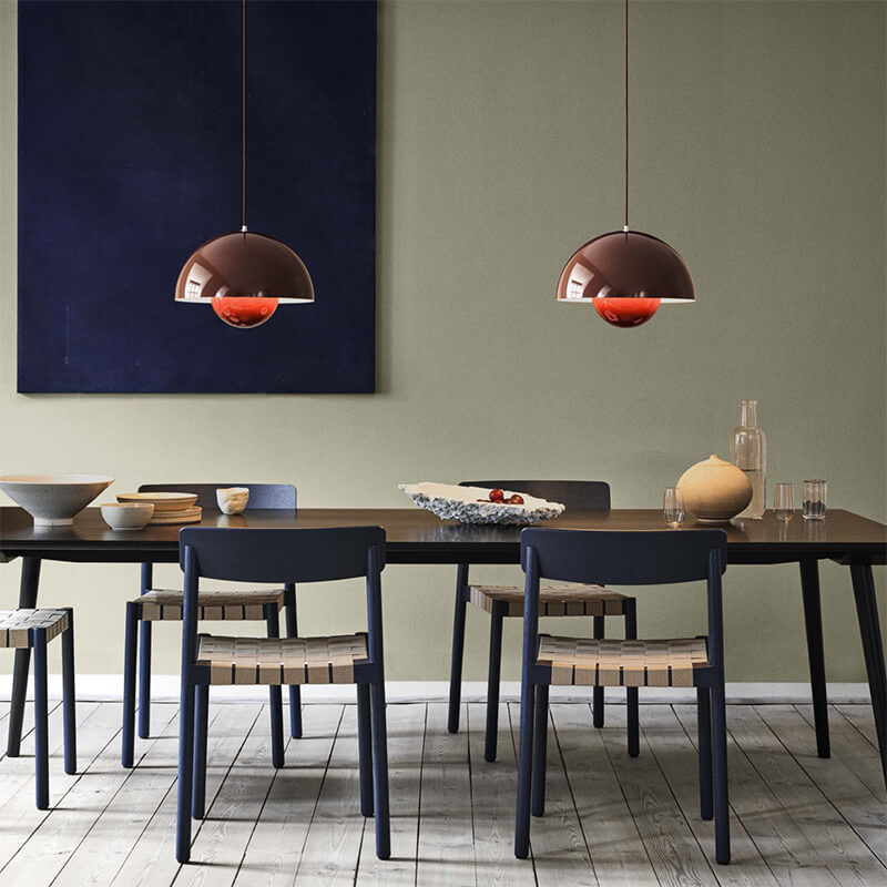 Nokmo | Macaron Pendant Light Hemisphere | Nordic Dome Design