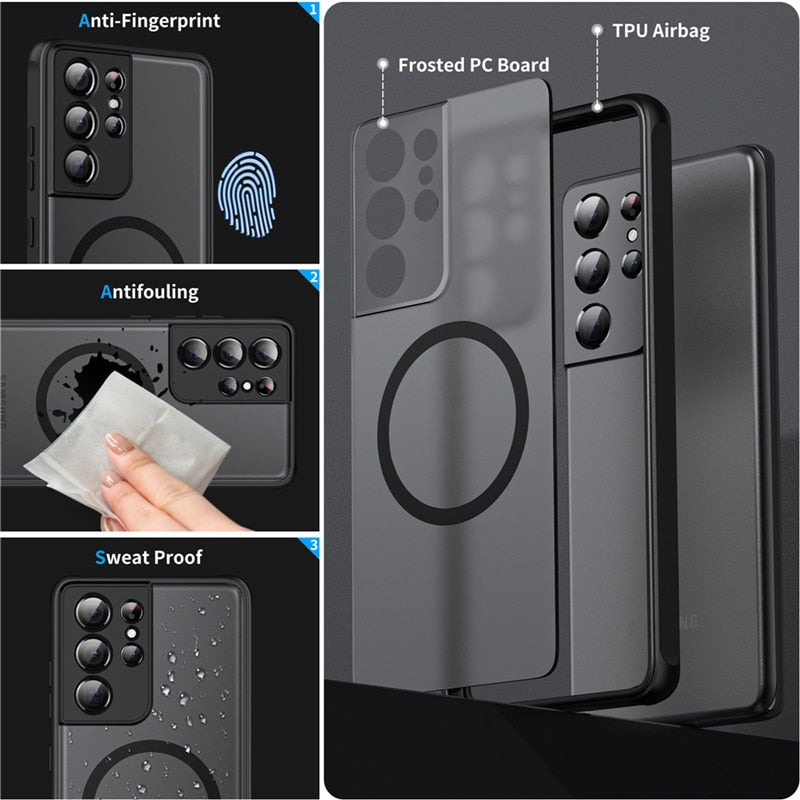 Nokmo Magnetic Shockproof Case for Samsung