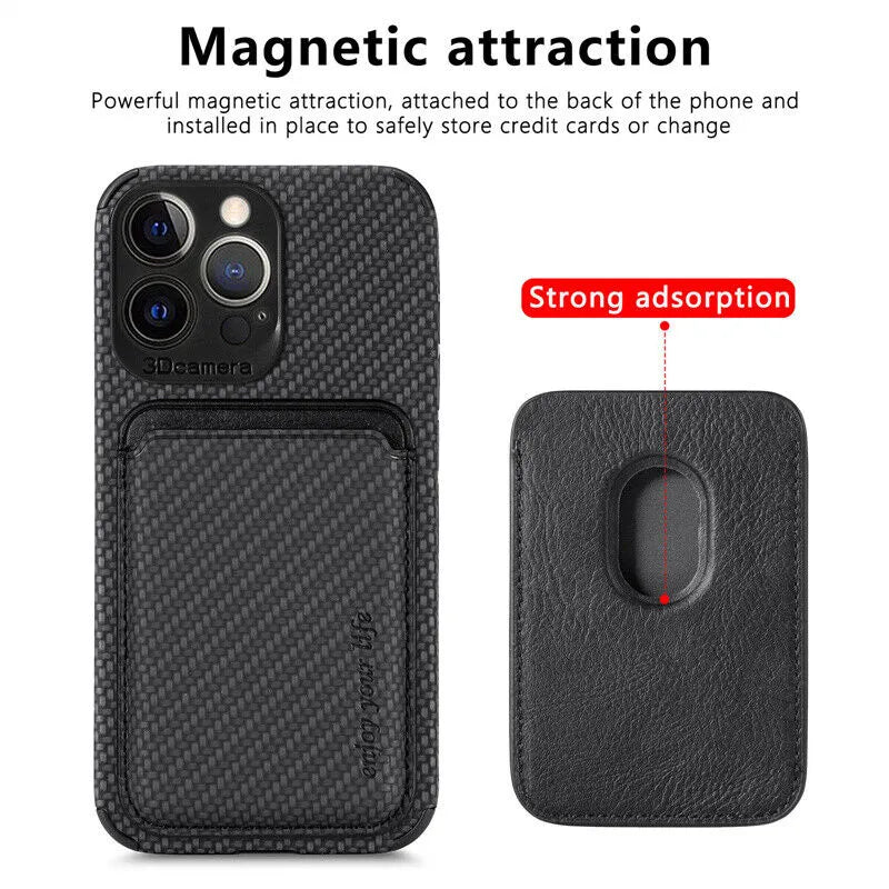 Nokmo | MagSafe Wallet Case | iPhone Magnetic Card Holder | Slim Design