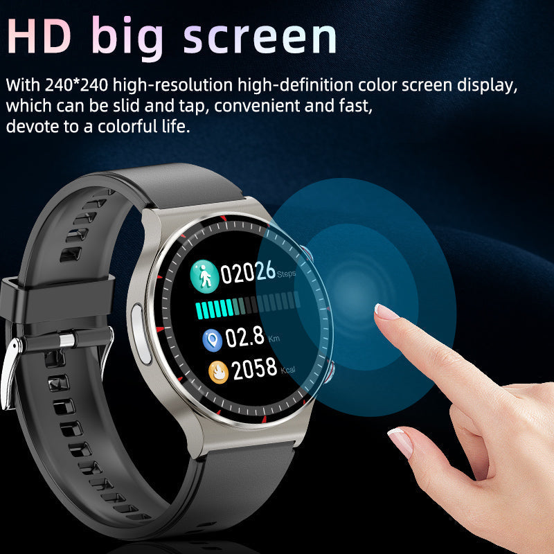 Nokmo | Medical EKG Smartwatch | CFDA Certified | 512Hz High-Precision Biosensor | SpO2 & Heart Rate Monitoring | AI-Based Breathing Analysis | IP67 Waterproof