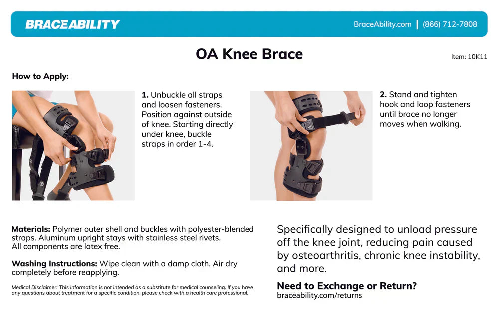 Nokmo | Medical OA Offloading Knee Brace | Unicompartimental Osteoarthritis Orthosis | Varus/Valgus Correction & ROM Control | Medial & Lateral Offloading | Adjustable Range of Motion