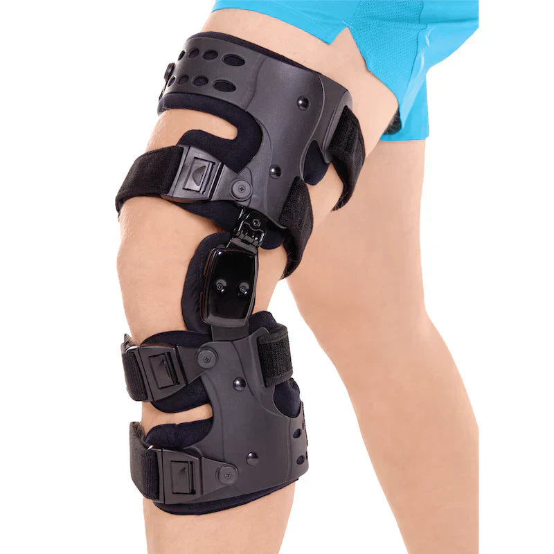Nokmo | Medical OA Offloading Knee Brace | Unicompartimental Osteoarthritis Orthosis | Varus/Valgus Correction & ROM Control | Medial & Lateral Offloading | Adjustable Range of Motion