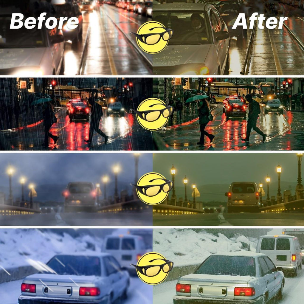 Nokmo | Men's Anti-Glare Glasses for Night Driving