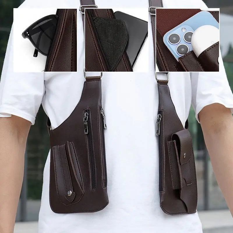 Nokmo | Men's Anti-Theft Shoulder Bag with Multiple Compartments