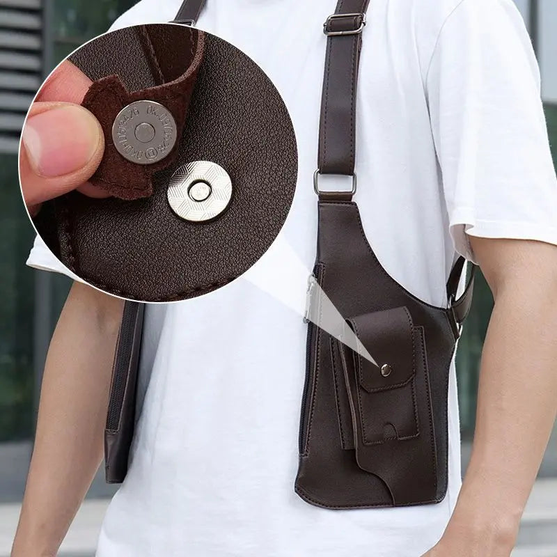 Nokmo | Men's Anti-Theft Shoulder Bag with Multiple Compartments