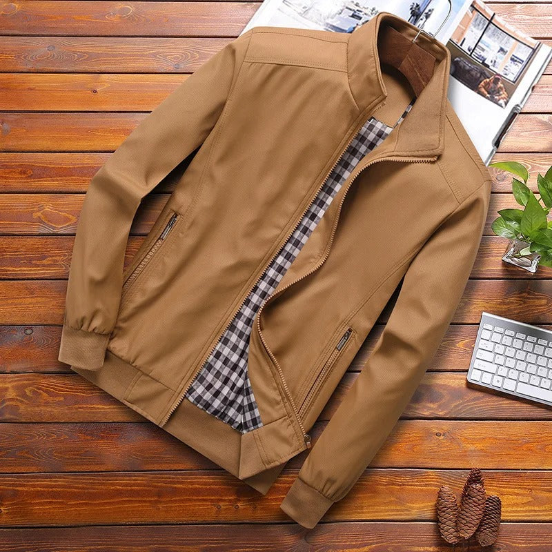 Nokmo | Men's Bomber Jacket with Stand Collar