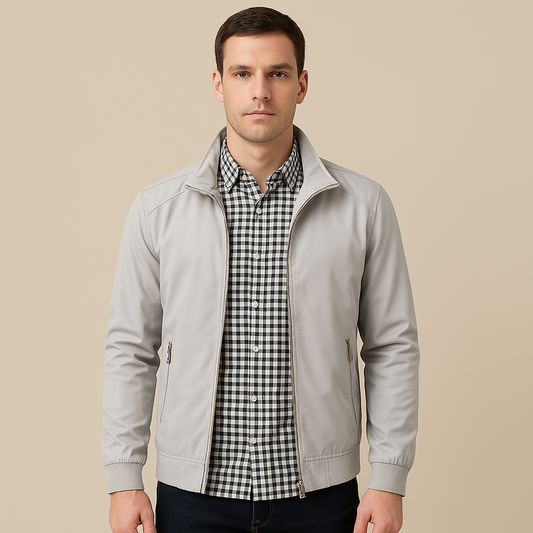 Nokmo | Men's Bomber Jacket with Stand Collar