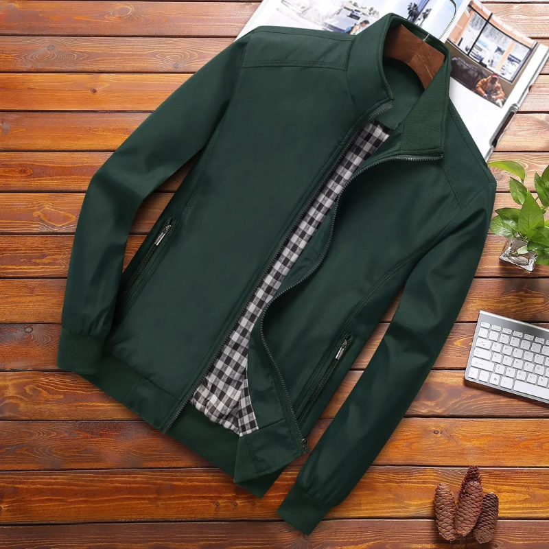 Nokmo | Men's Bomber Jacket with Stand Collar