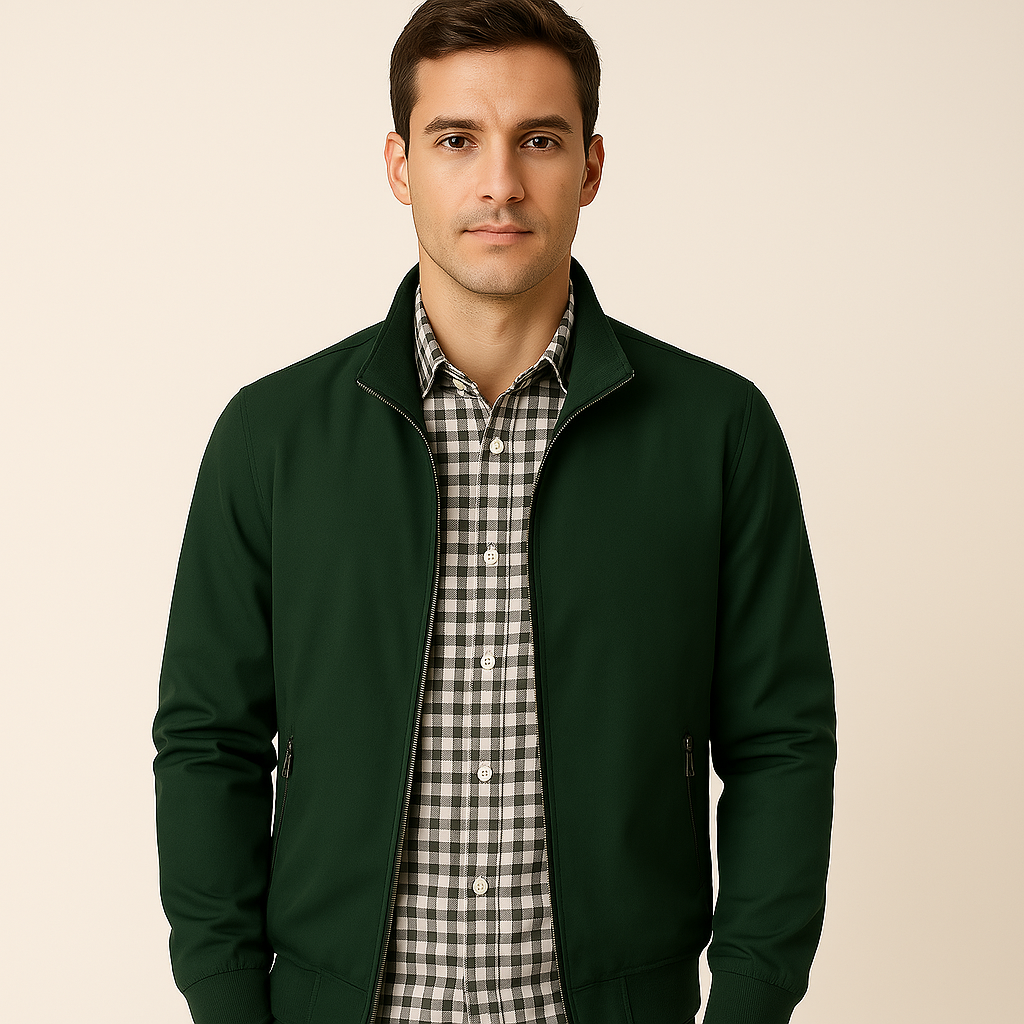 Nokmo | Men's Bomber Jacket with Stand Collar