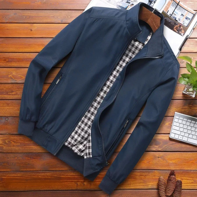 Nokmo | Men's Bomber Jacket with Stand Collar
