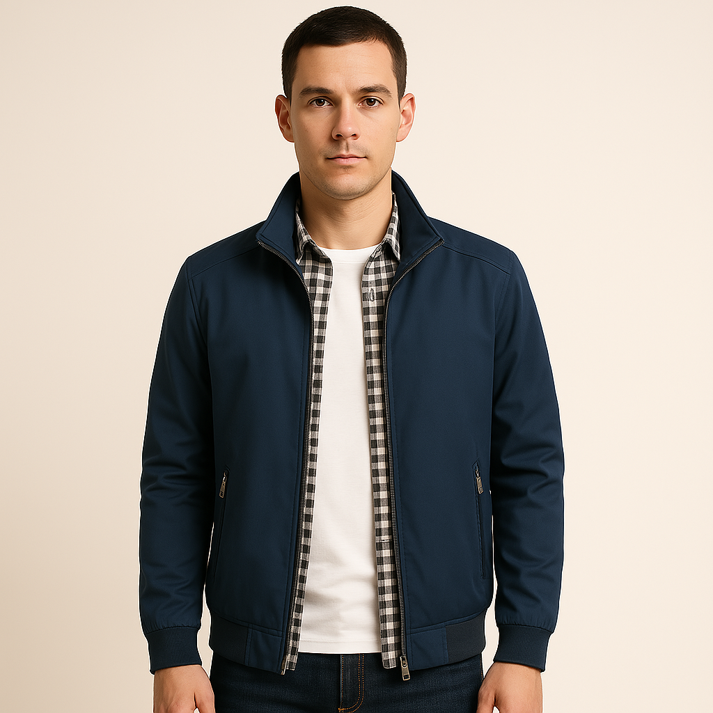 Nokmo | Men's Bomber Jacket with Stand Collar