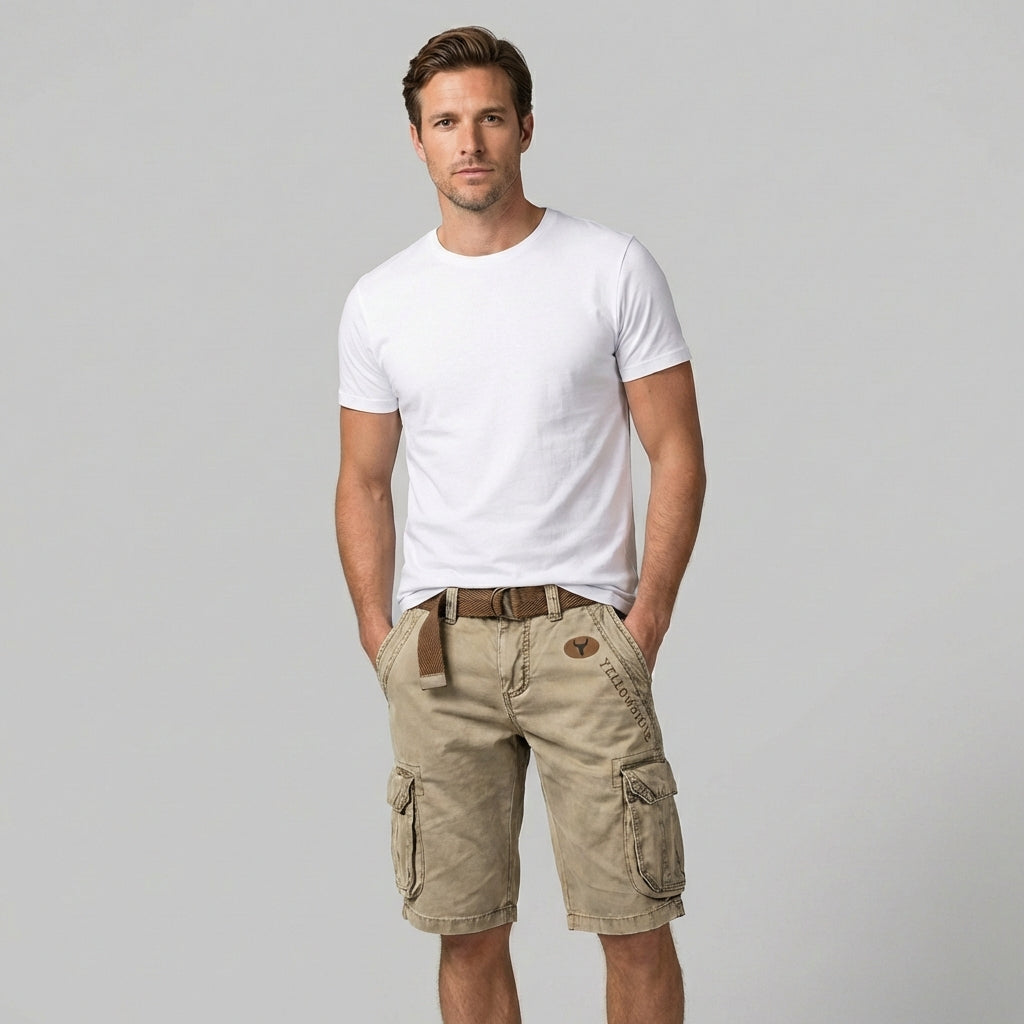 Nokmo | Men's Cargo Shorts with Multiple Pockets