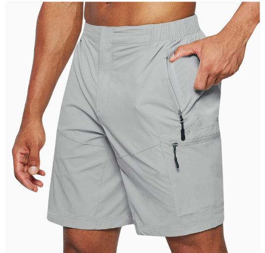 Nokmo | Men's Cargo Shorts with Zipper Pockets
