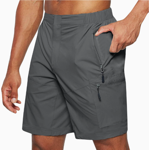 Nokmo | Men's Cargo Shorts with Zipper Pockets