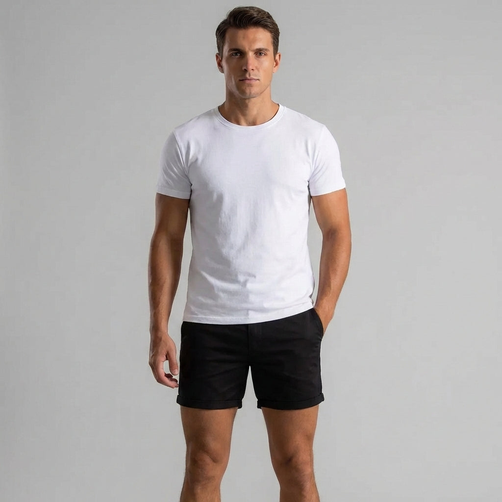 Nokmo | Men's Chino Shorts - Slim Fit