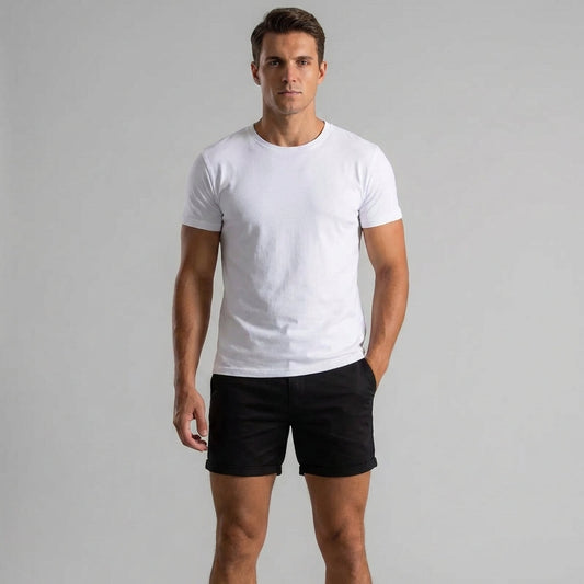Nokmo | Men's Chino Shorts - Slim Fit