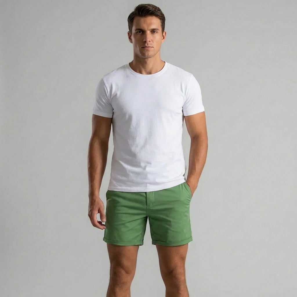 Nokmo | Men's Chino Shorts - Slim Fit