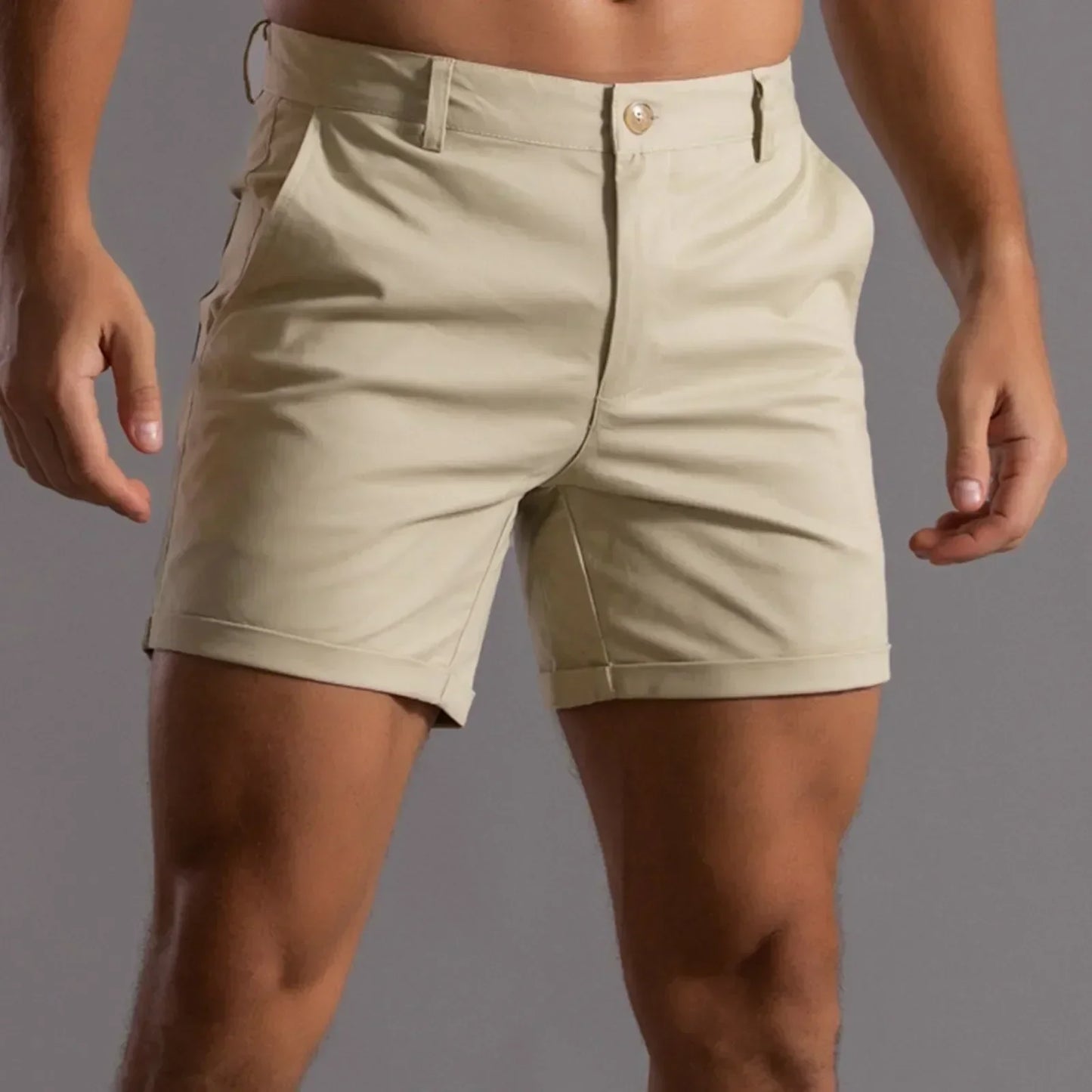 Nokmo | Men's Chino Shorts - Tailored Fit
